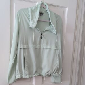 New Balance Mint Green Half-Zip Jacket